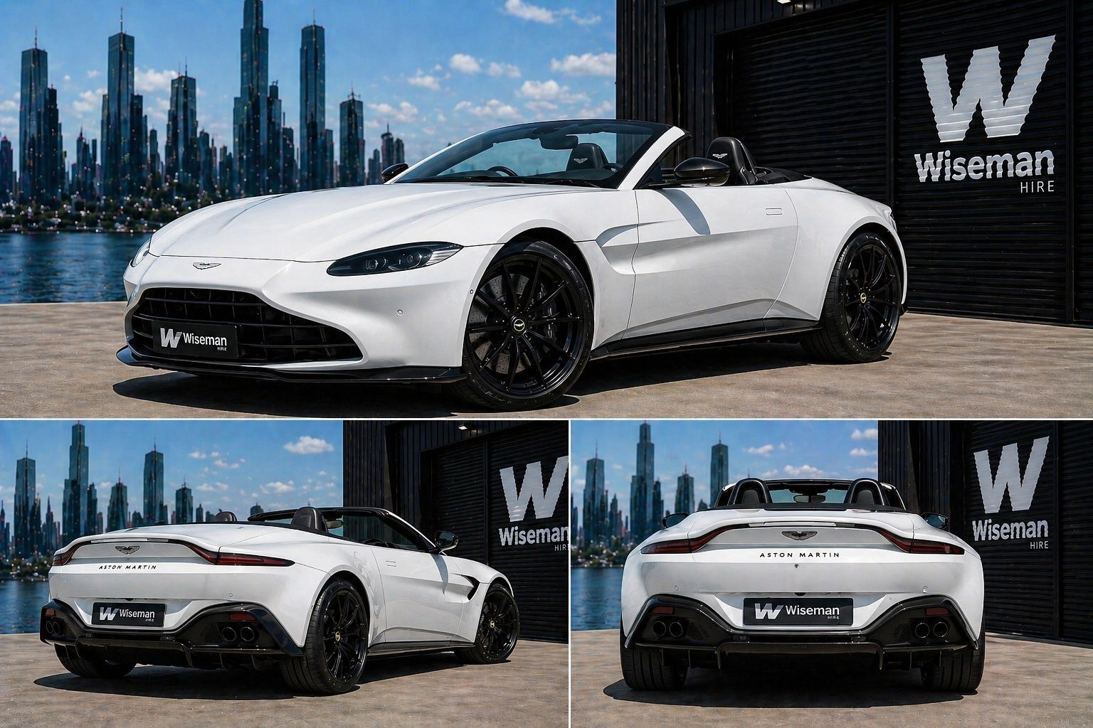 Aston Martin Vantage White